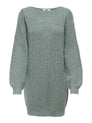 JDYWHITNEY MEGAN L/S BOAT DRESS KNT NOOS