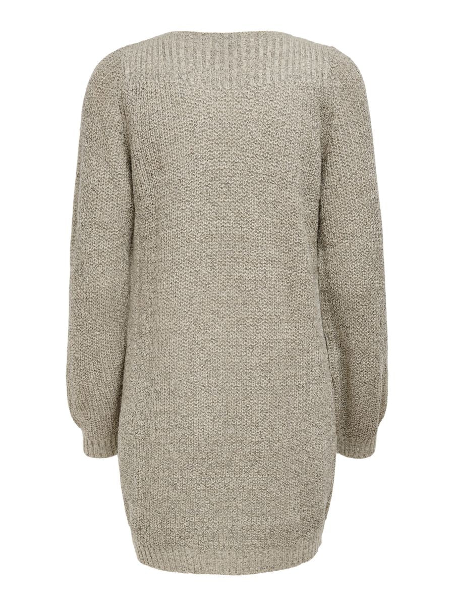 JDYWHITNEY MEGAN L/S BOAT DRESS KNT