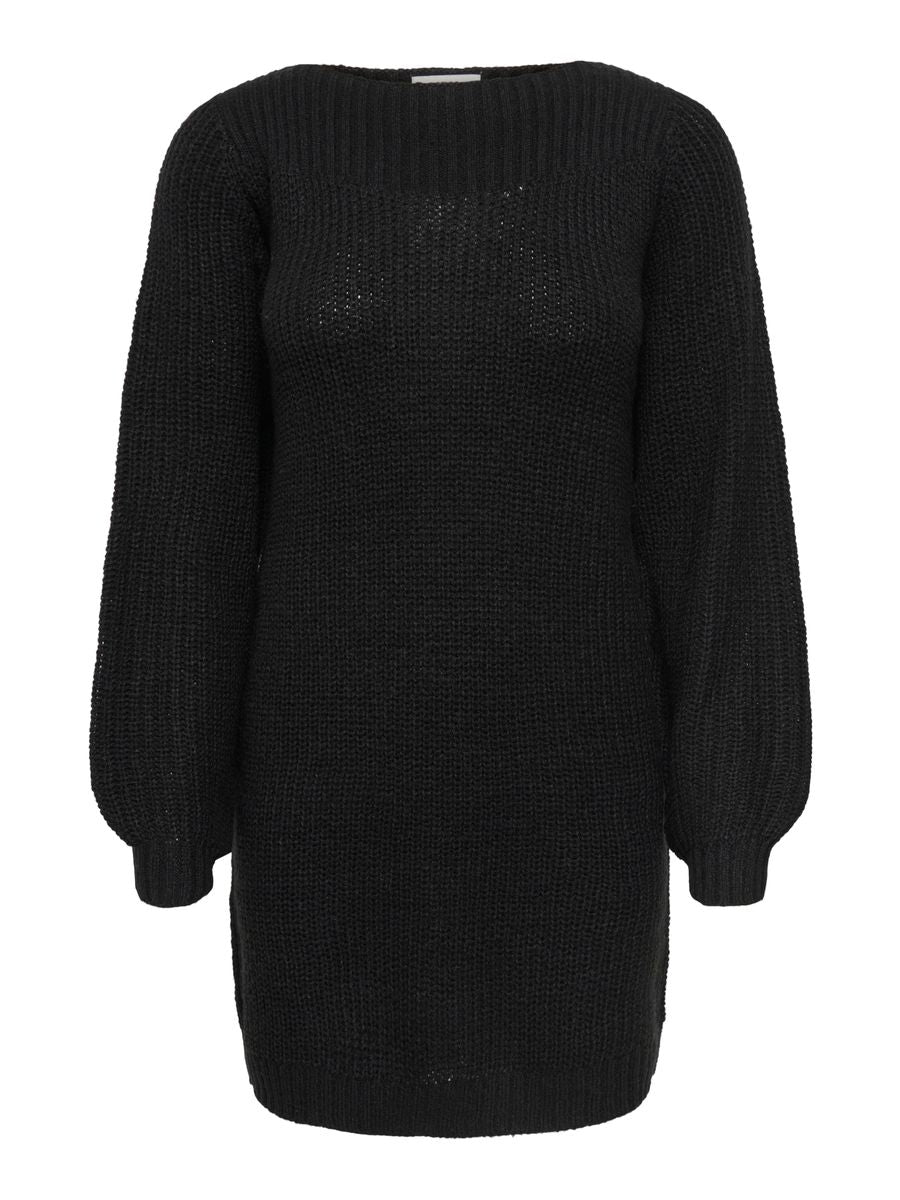 JDYWHITNEY MEGAN L/S BOAT DRESS KNT NOOS