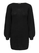 JDYWHITNEY MEGAN L/S BOAT DRESS KNT NOOS