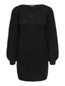 JDYWHITNEY MEGAN L/S BOAT DRESS KNT NOOS