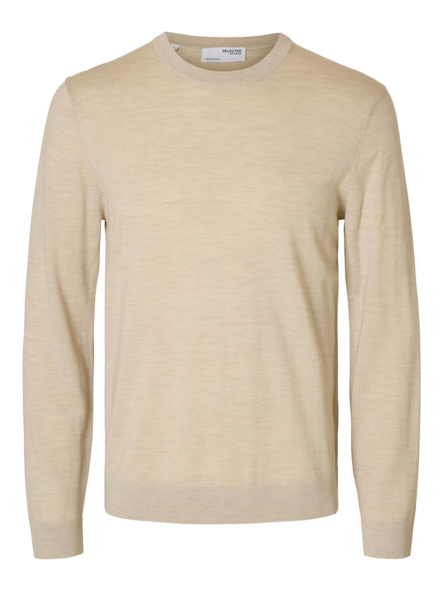 SLMTRAY LS KNIT MERINO CREW NECK NO