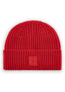 KNITTED HAT ACRYL/WOOL SOLID blue-2