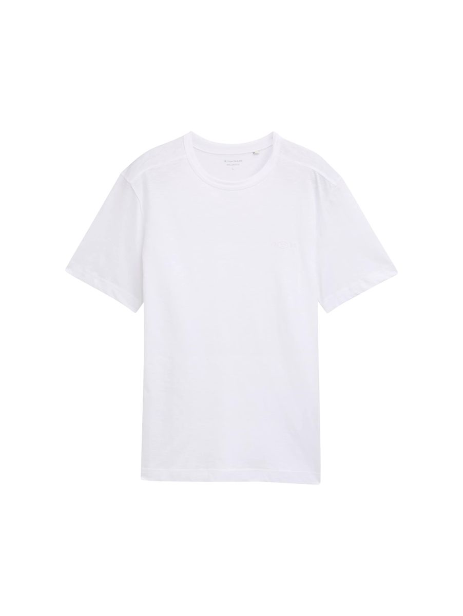 Basic T-Shirt aus Baumwolle