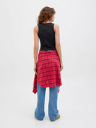 JXFRIDA SL U-NECK TOP JRS NOOS