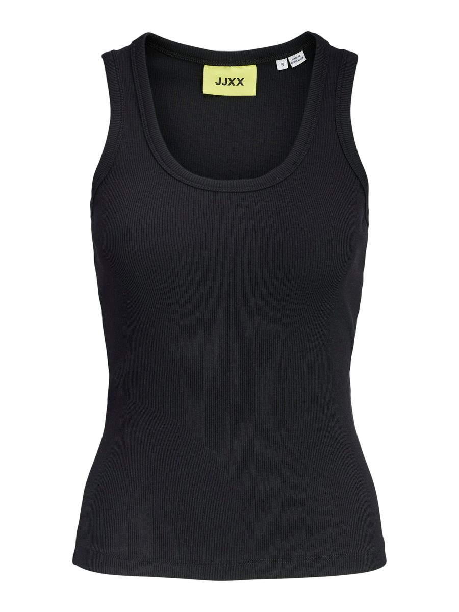 JXFRIDA SL U-NECK TOP JRS NOOS