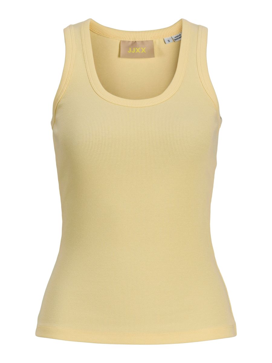 JXFRIDA SL U-NECK TOP JRS NOOS