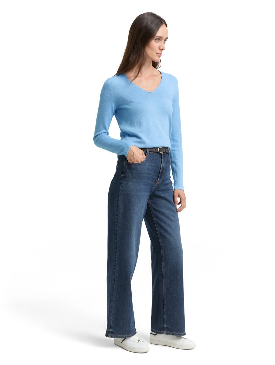 sweater basic v-neck