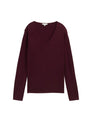 sweater basic v-neck