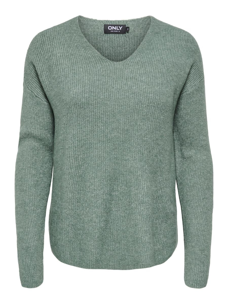 ONLCAMILLA V-NECK L/S PULLOVER KNT NOOS