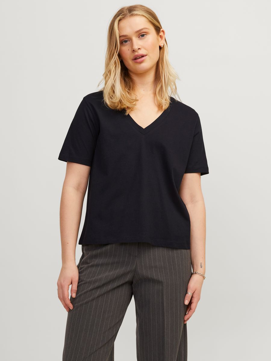 JXANNIE REG VNECK SS TEE JRS NOOS