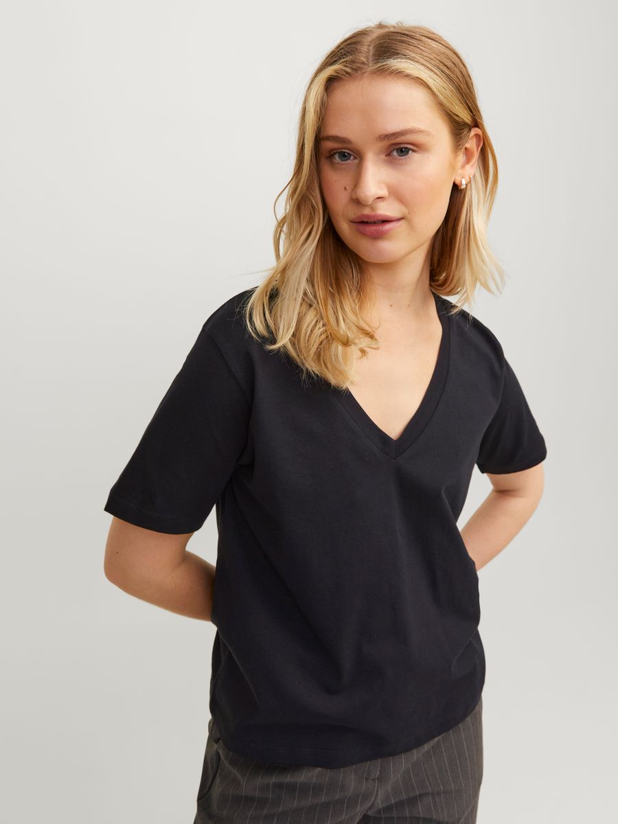 JXANNIE REG VNECK SS TEE JRS NOOS