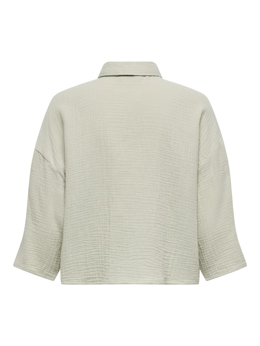 JDYTHEIS LIFE 3/4 CROP SHIRT WVN NOOS