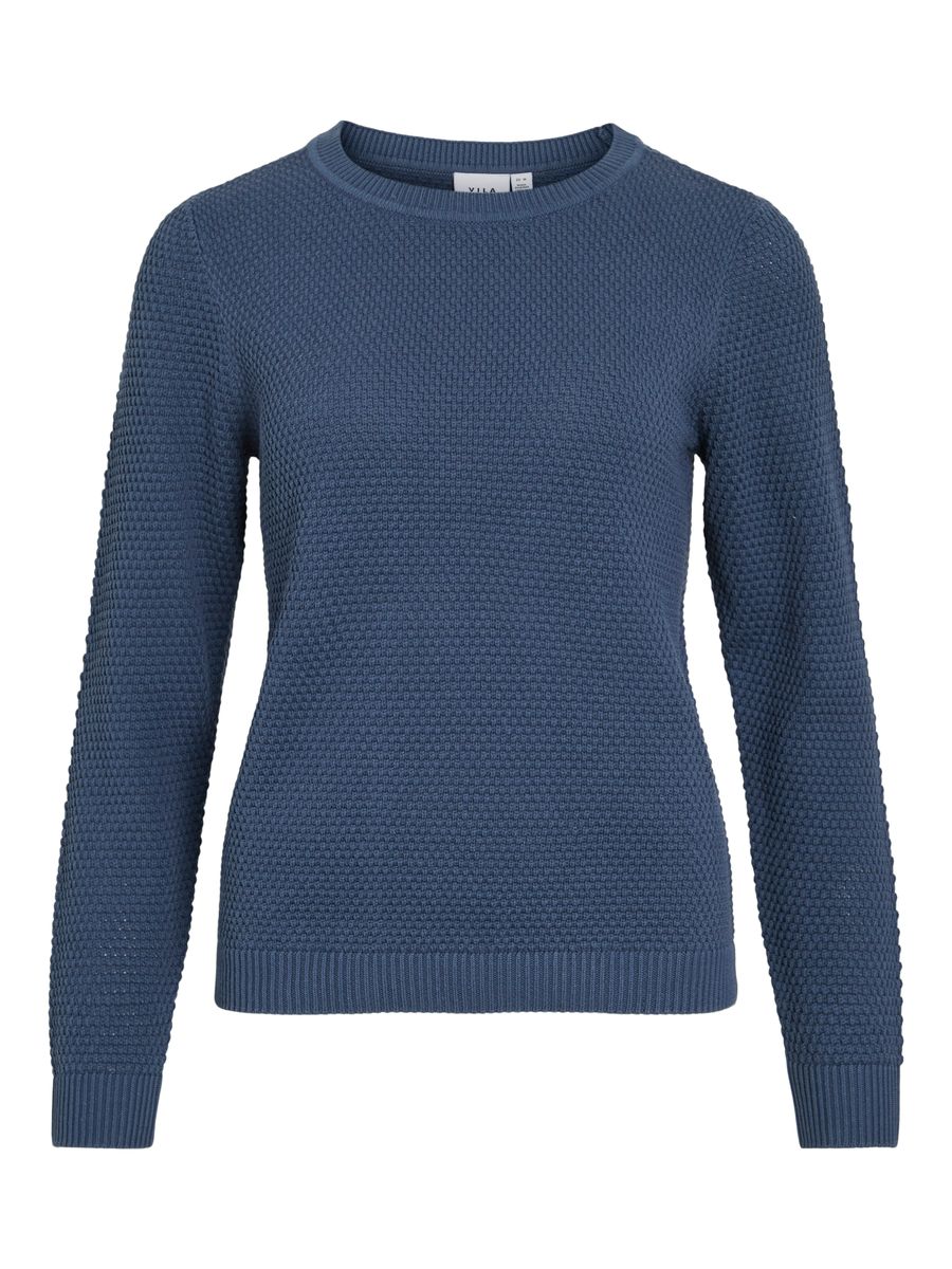 VIDALO O-NECK L/S KNIT TOP- NOOS