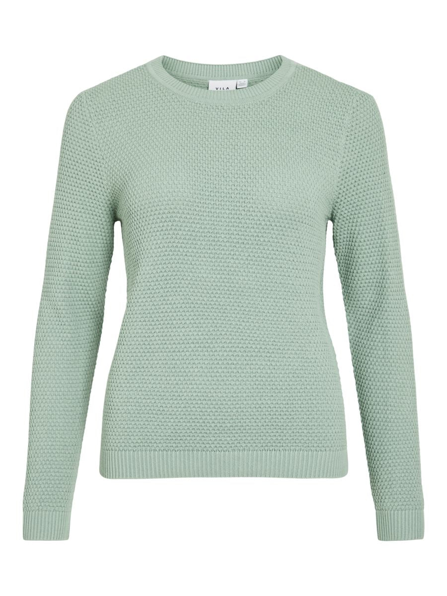 VIDALO O-NECK L/S KNIT TOP- NOOS
