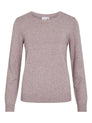 VIRIL O-NECK L/S  KNIT TOP - NOOS
