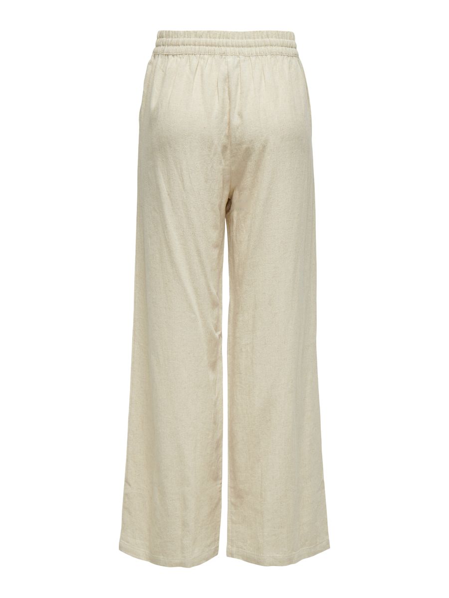 JDYSAY HW LINEN WIDE PANT WVN NOOS