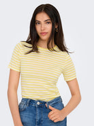ONLELLI S/S RIB TOP JRS