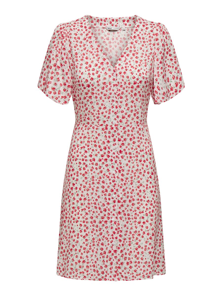 ONLEVIDA S/S SHORT DRESS WVN NOOS