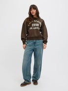 JXMERLE RLX SHORT LS CREW SWT LN