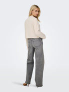 JDYFELINA-FINA HW WIDE JNS  LT GREY
