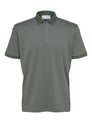 SLHFAVE ZIP SS POLO NOOS