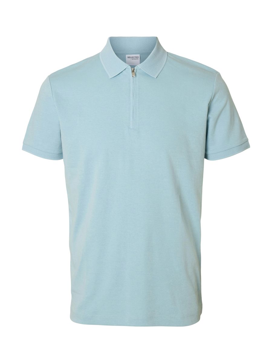 SLHFAVE ZIP SS POLO NOOS