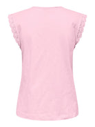 JDYSALVA LIFE S/L CROCHET TOP JRS NOOS