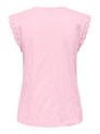 JDYSALVA LIFE S/L CROCHET TOP JRS NOOS