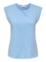 JDYSALVA LIFE S/L CROCHET TOP JRS NOOS