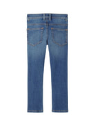 matt denim pants