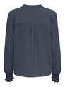 ONLMETTE V-NECK LS SMOCK TOP NOOS WVN