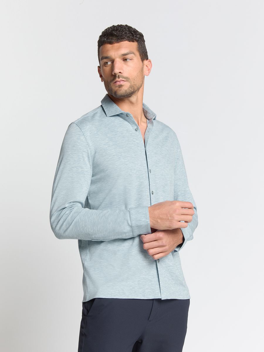 Shirt Jersey Melange Stretch