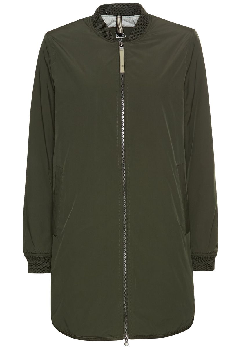 Wasserabweisender Mantel aus reinem Polyester