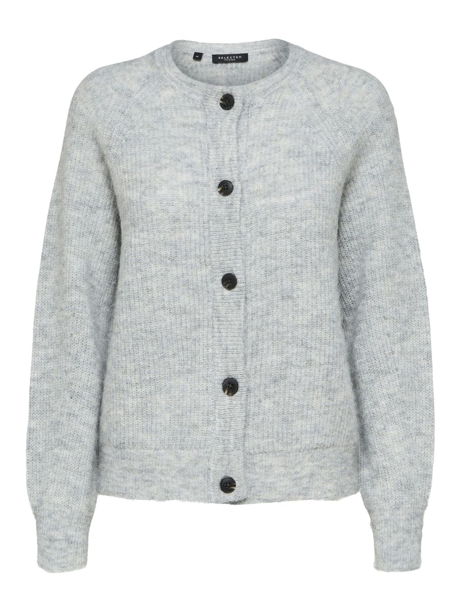 SLFLULU LS KNIT SHORT CARDIGAN NOOS