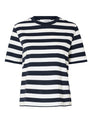 SLWESSENTIAL SS STRIPED BOXY TEE NO