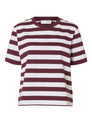 SLWESSENTIAL SS STRIPED BOXY TEE NO