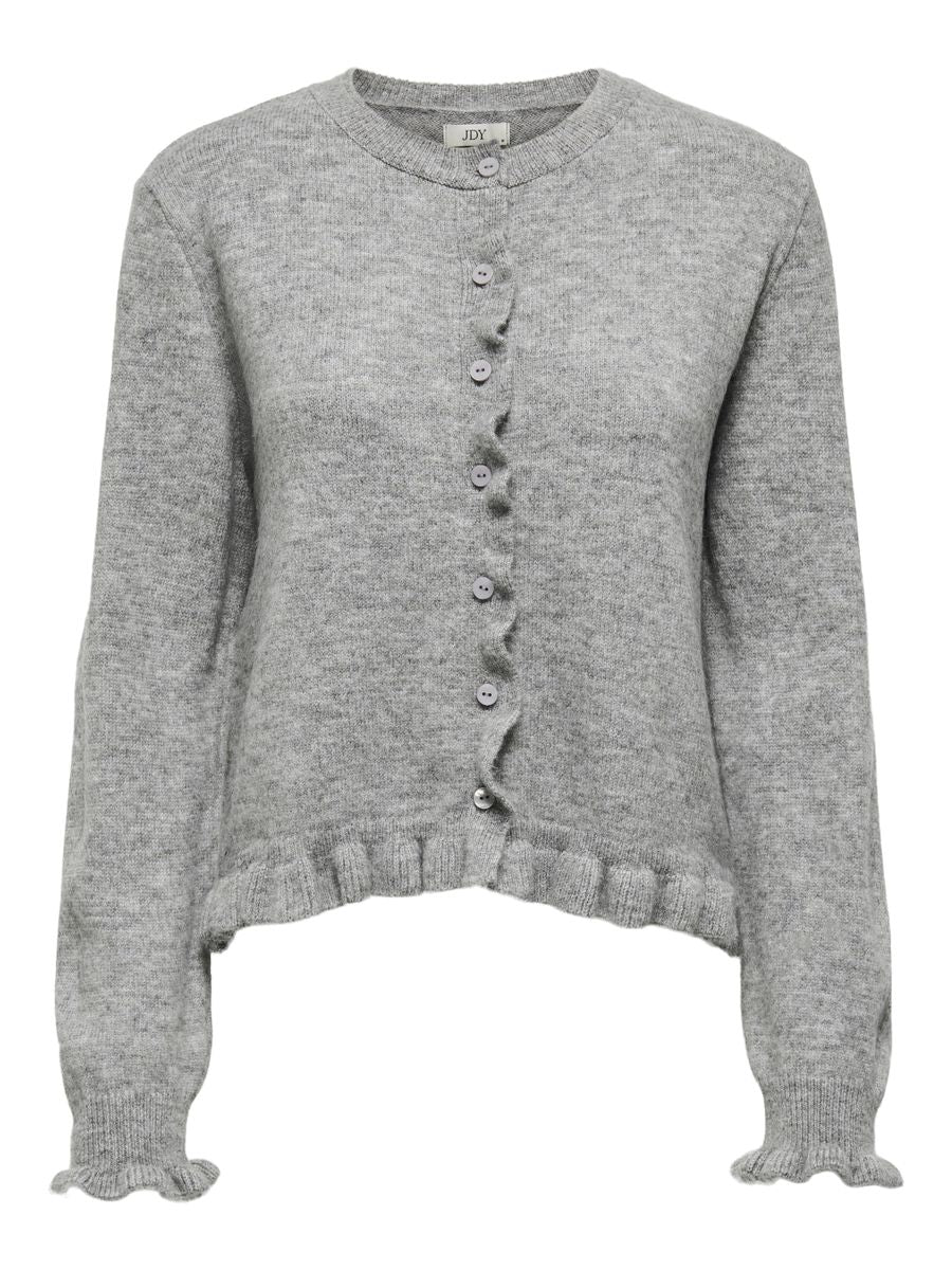 JDYLETTY L/S ON FRILL CARDIGAN KNT