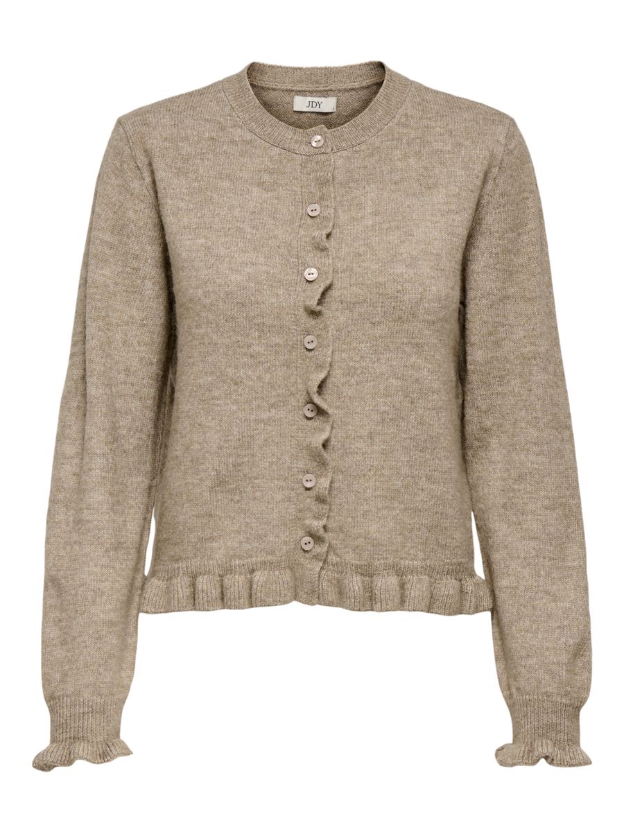 JDYLETTY L/S ON FRILL CARDIGAN KNT NOOS