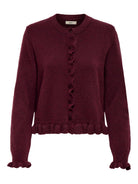 JDYLETTY L/S ON FRILL CARDIGAN KNT NOOS