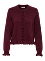JDYLETTY L/S ON FRILL CARDIGAN KNT NOOS