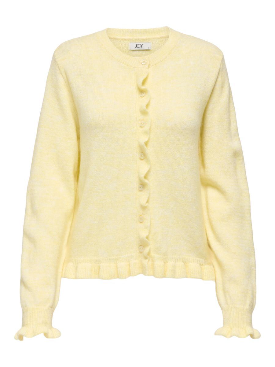 JDYLETTY L/S ON FRILL CARDIGAN KNT