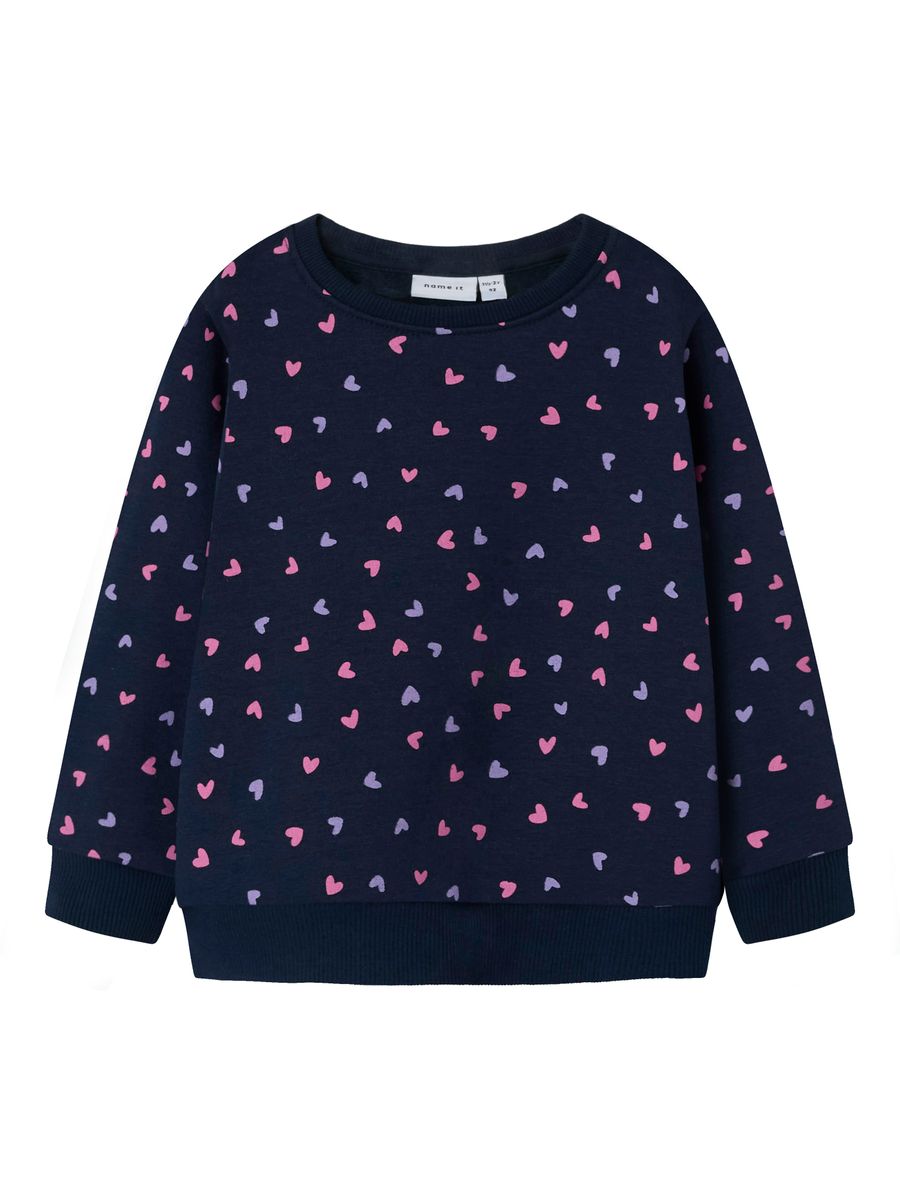 NMFDAVINA LS SWEAT FLEECE BRU NOOS