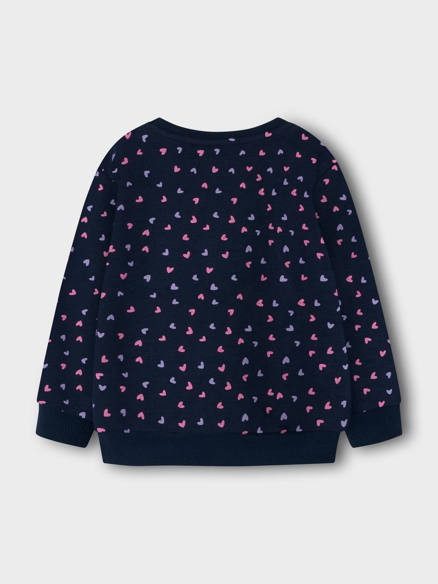 NMFDAVINA LS SWEAT FLEECE BRU NOOS