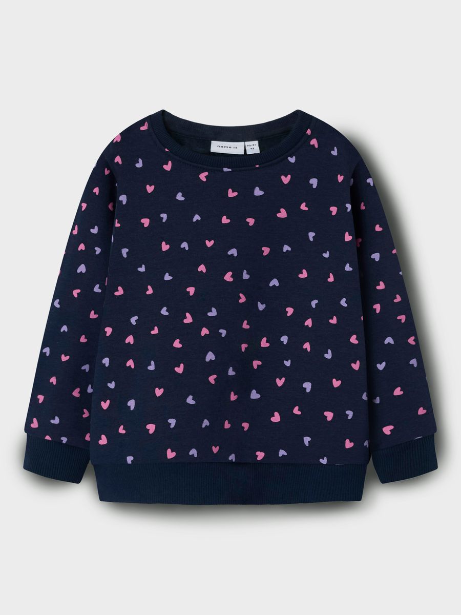 NMFDAVINA LS SWEAT FLEECE BRU NOOS