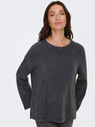 ONLPETRA LS LOOSE O-NECK CC KNT