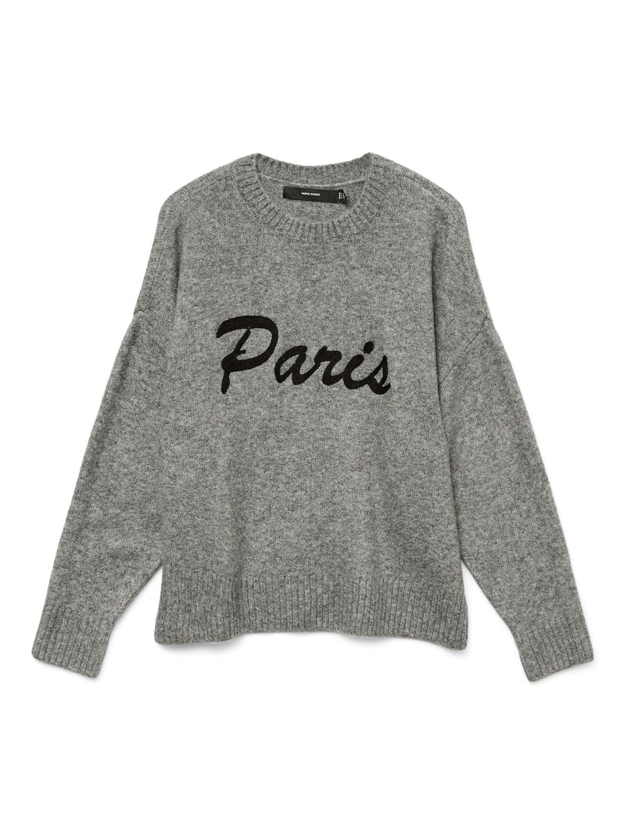 VMBOOM LS O-NECK TEXT PULLOVER NOOS