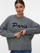 VMBOOM LS O-NECK TEXT PULLOVER NOOS