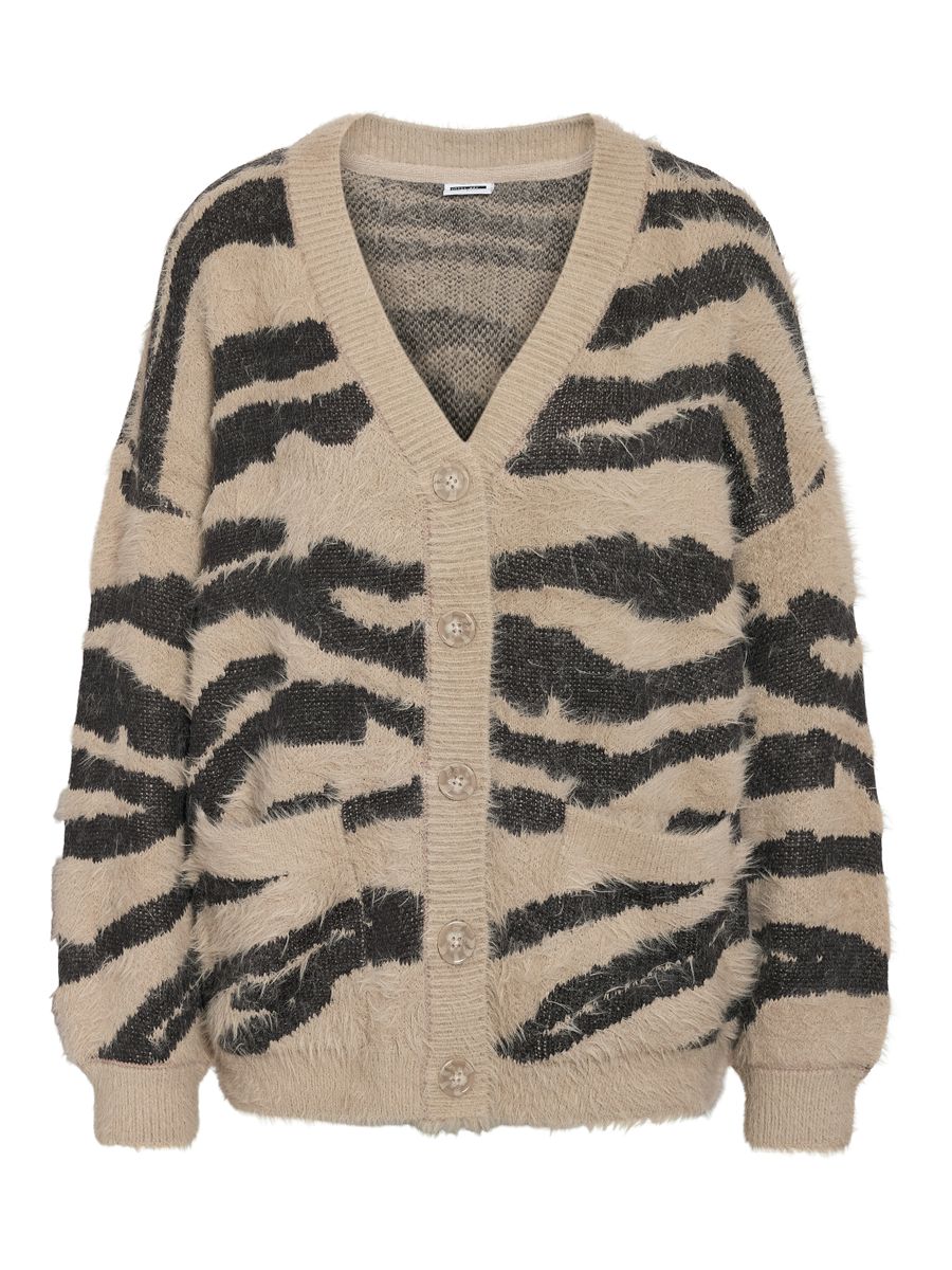 NMFLYNN L/S V-NECK KNIT CARDIGAN NO