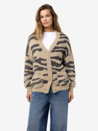 NMFLYNN L/S V-NECK KNIT CARDIGAN NO